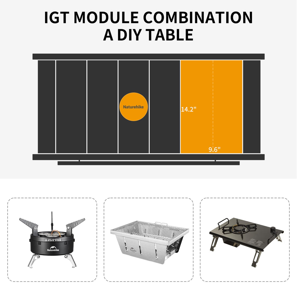 Folding Ultralight Aluminum Camping Table F648