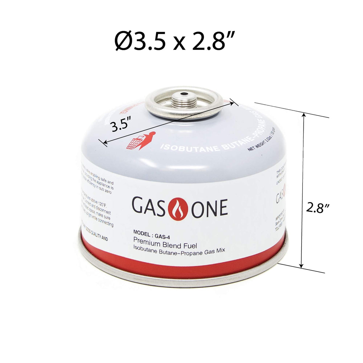 Camping Fuel Isobutane Fuel Canister 100g 2 Pack K63146