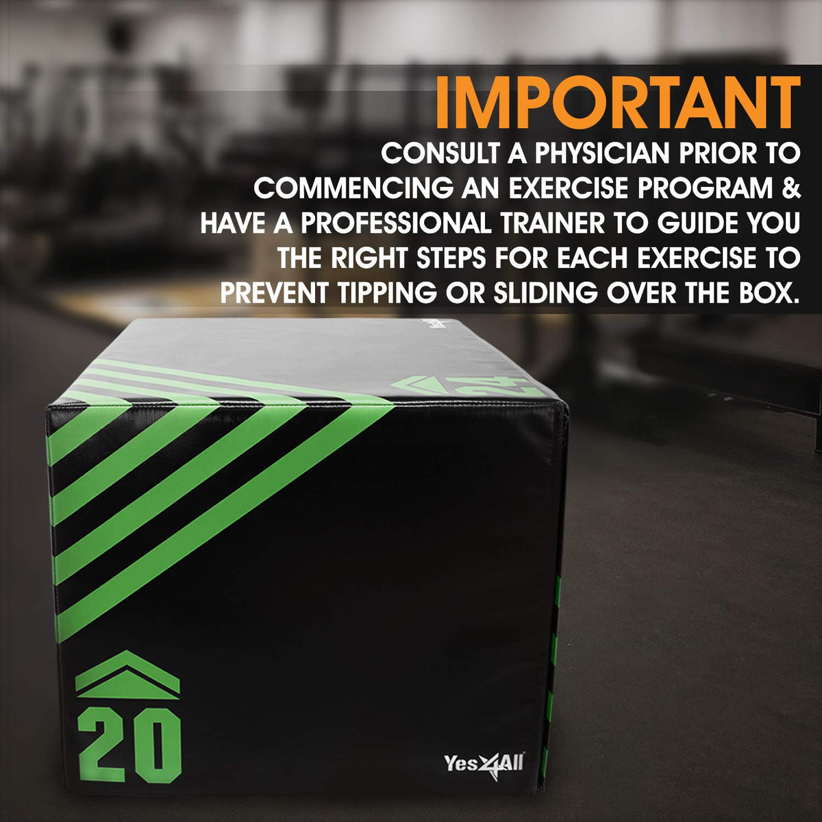 3 in 1 Foam Plyometric Jump Box U836