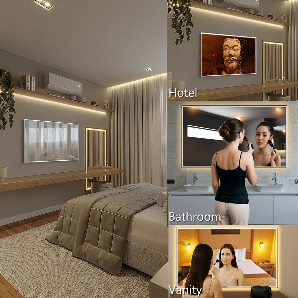 43" 4K UHD Smart Mirror TV with LED Light Y113