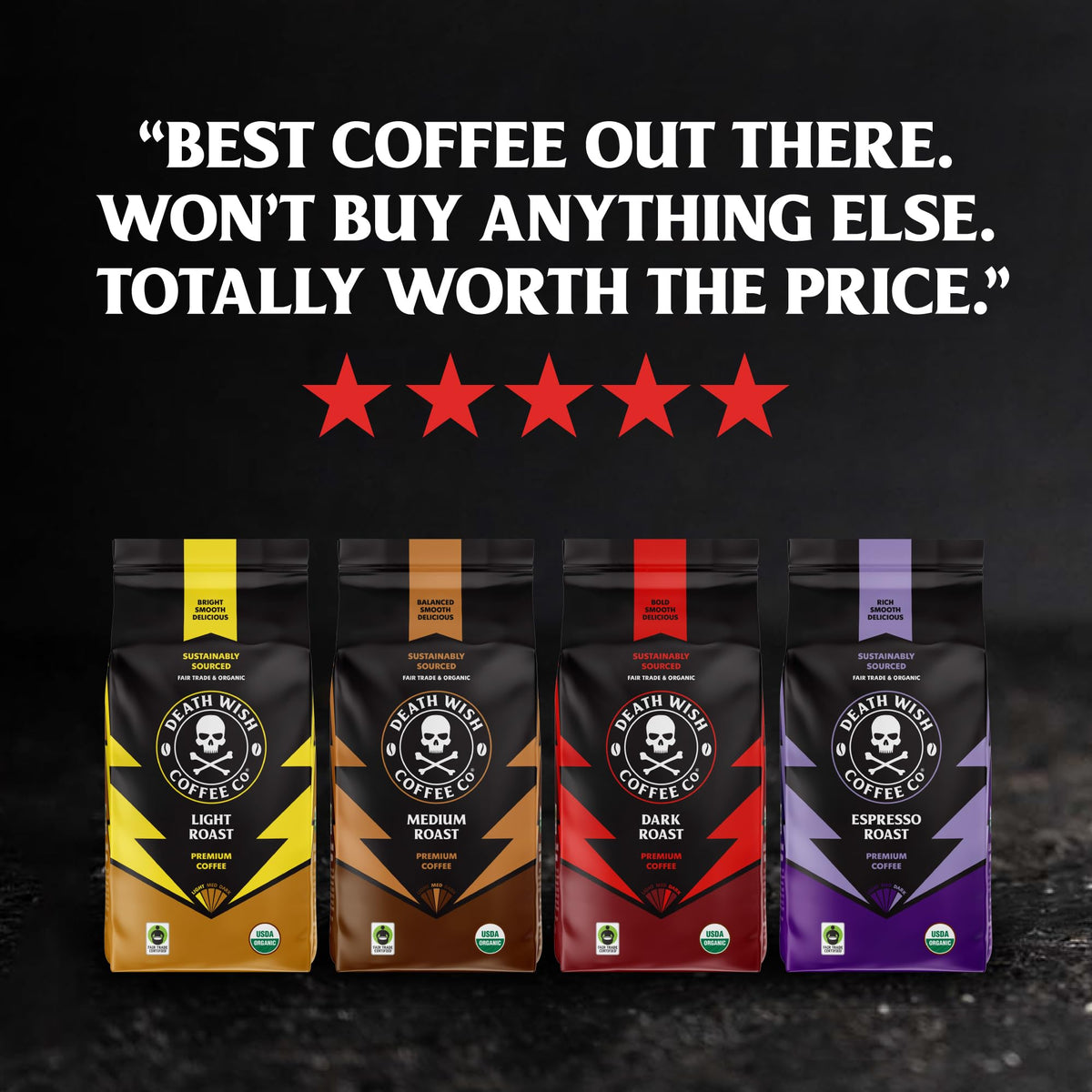 Organic Espresso Roast Ground Coffee 14 oz K967054