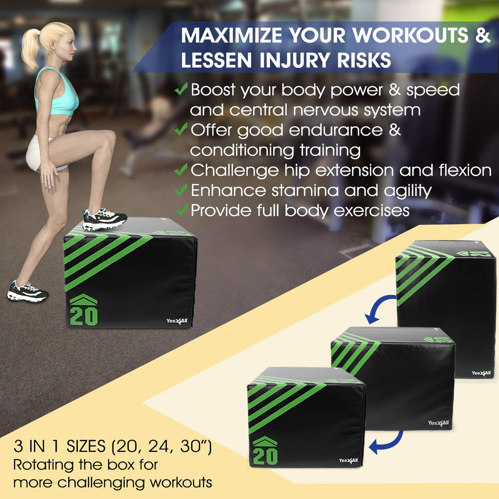 3 in 1 Foam Plyometric Jump Box U836