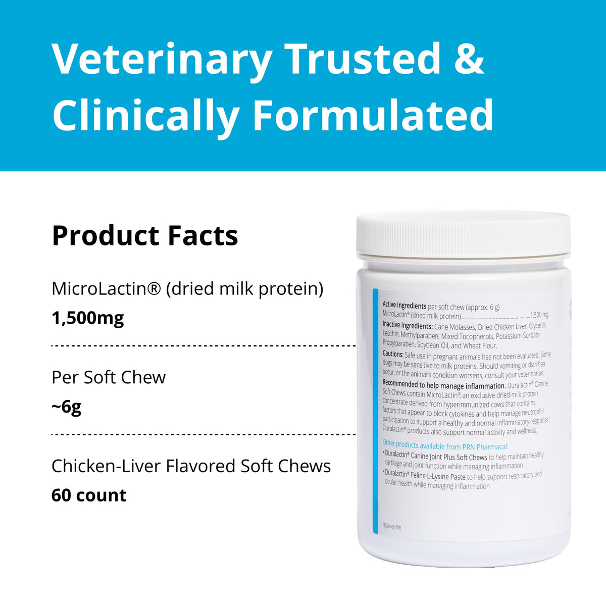 Duralactin Canine Soft Chews 60 Count C5096
