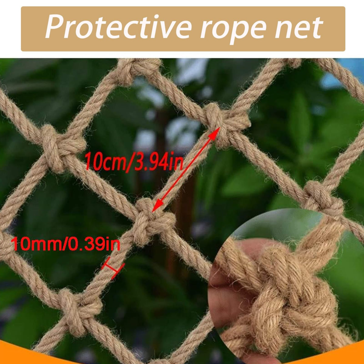 7x20ft Heavy-Duty Climbing Net E9414