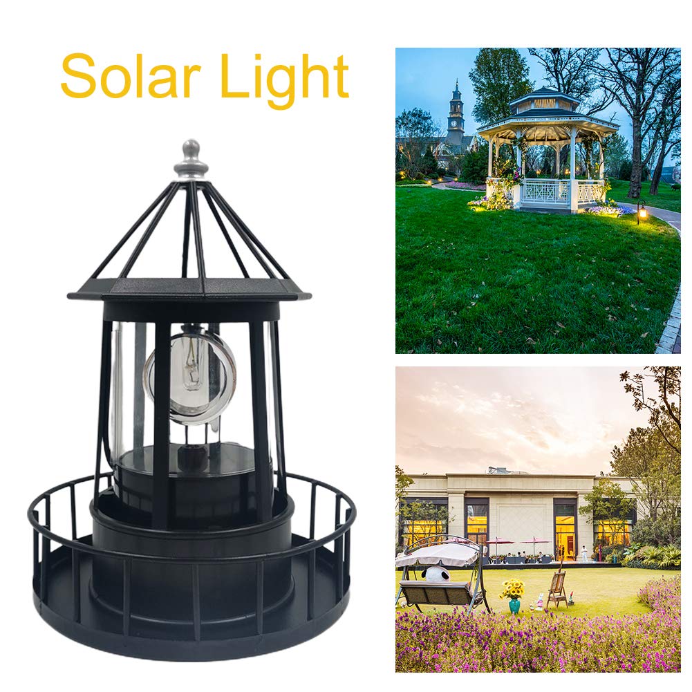 Solar Powered Rotating Garden Light F6363
