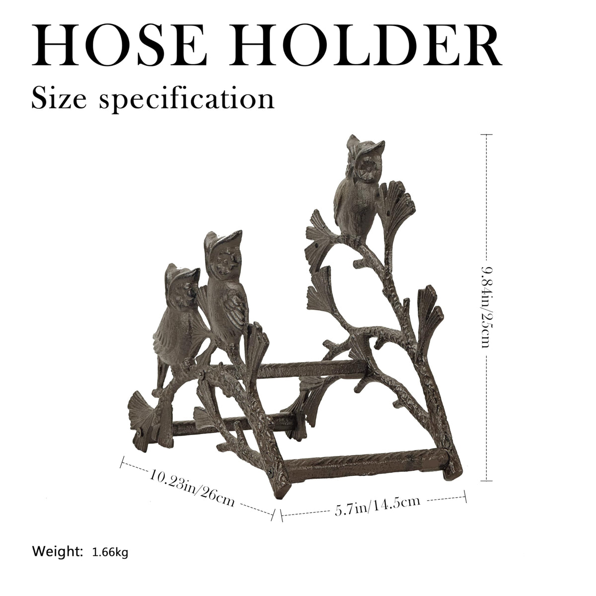 Cast Iron Garden Hose Holder D86645