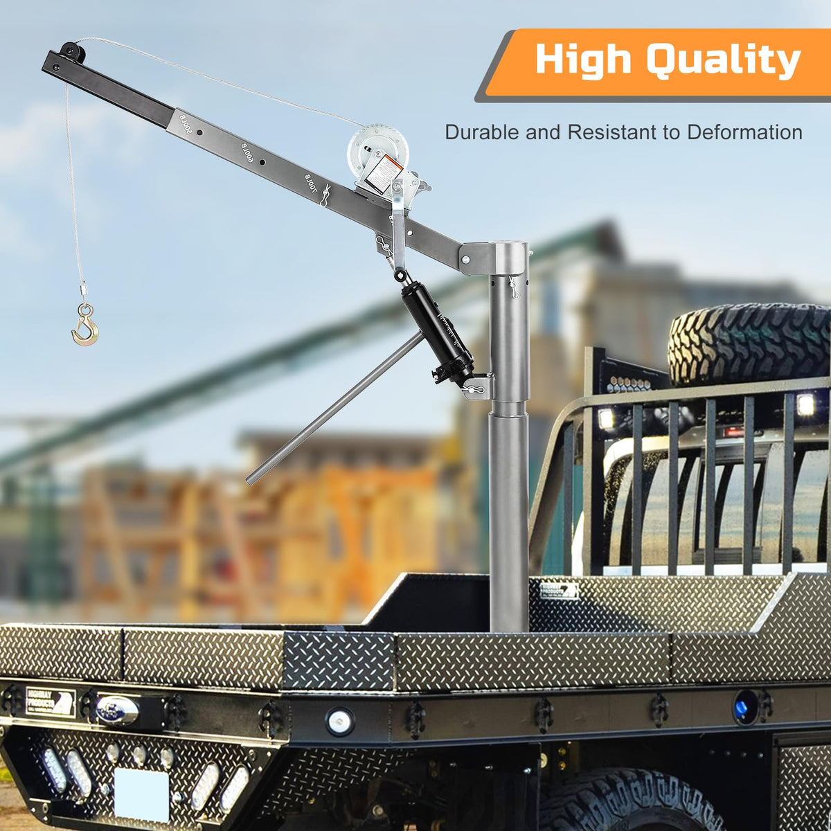 Hydraulic Pickup Truck Crane with 1000 lbs Capacity L13668
