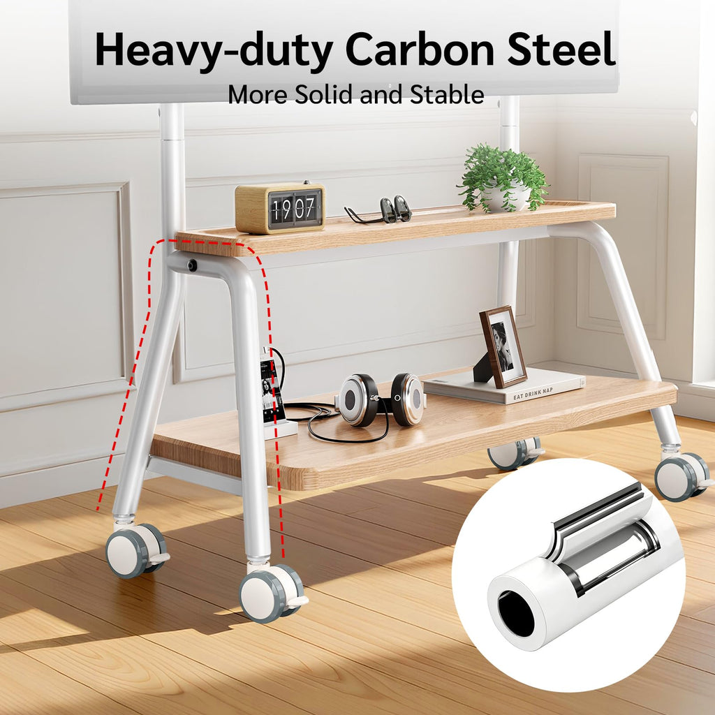 Mobile TV Stand on Wheels for 32-75 Inch TVs L58806