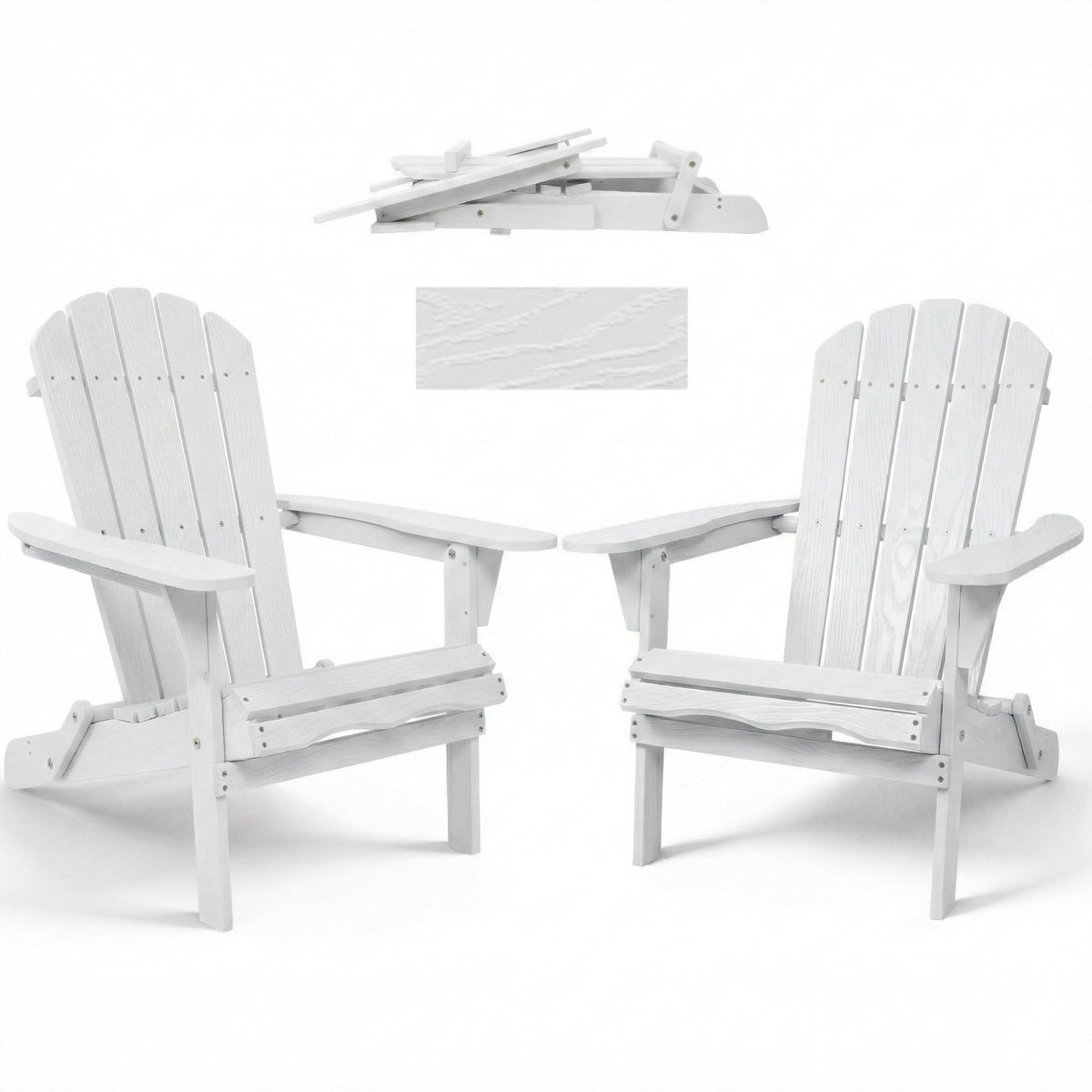Folding Solid Cedar Wood Outdoor Chair V7135