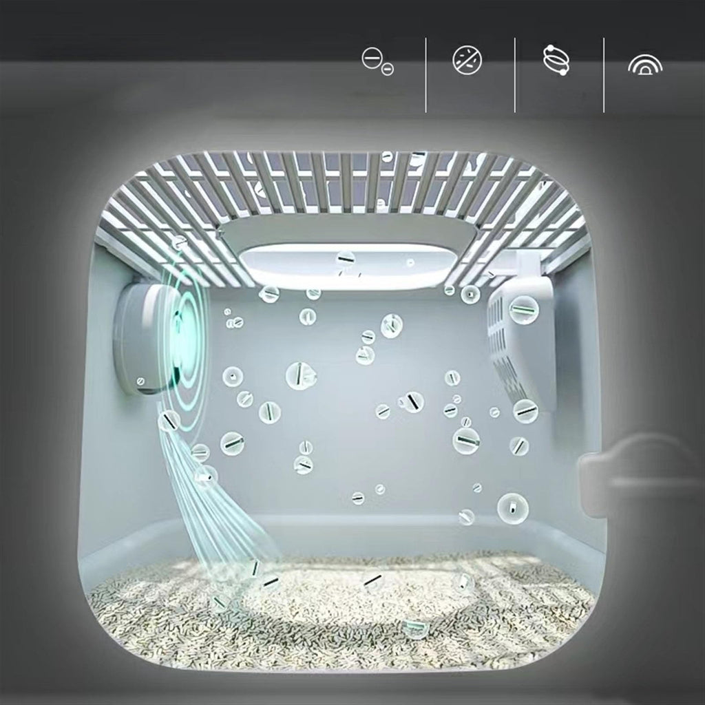Fully Enclosed Extra Large Cat Litter Box Q873152