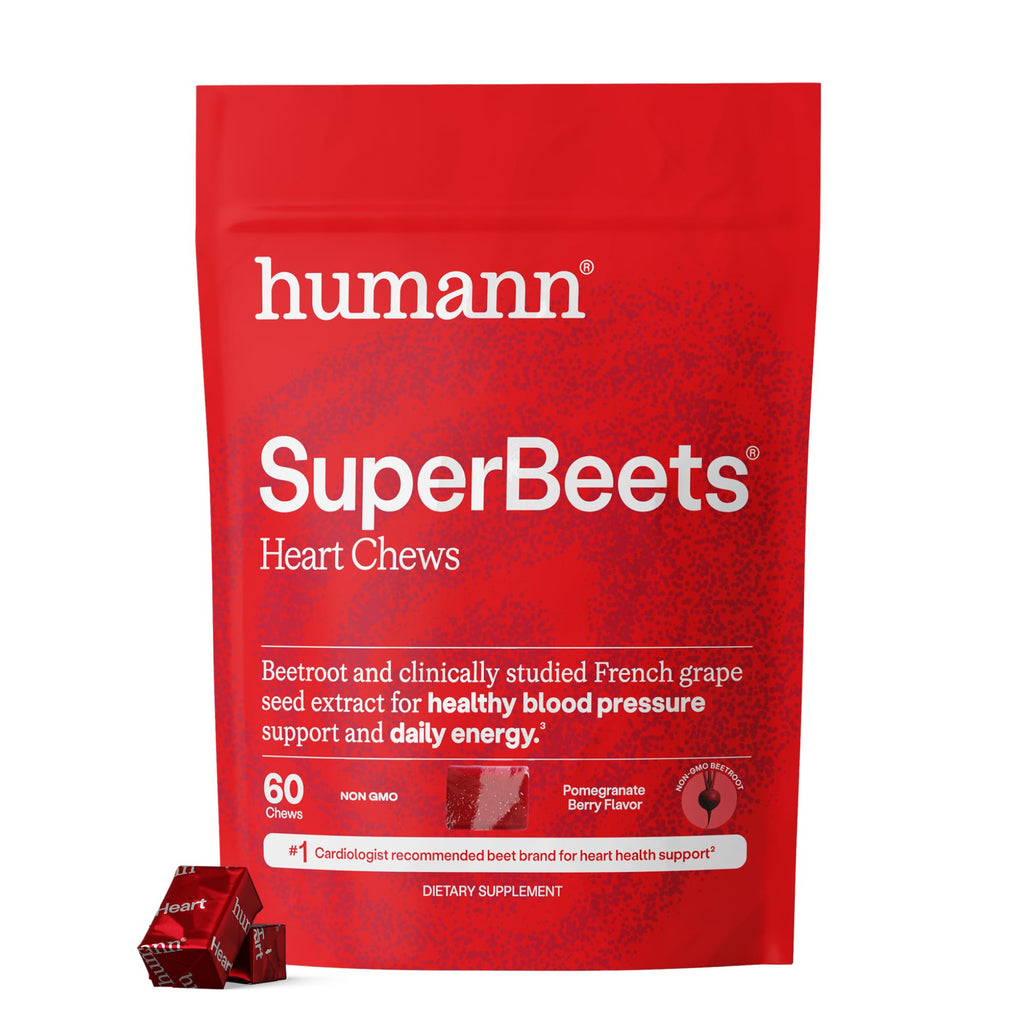 SuperBeets Heart Chews & Tart Cherry Gummies N1379
