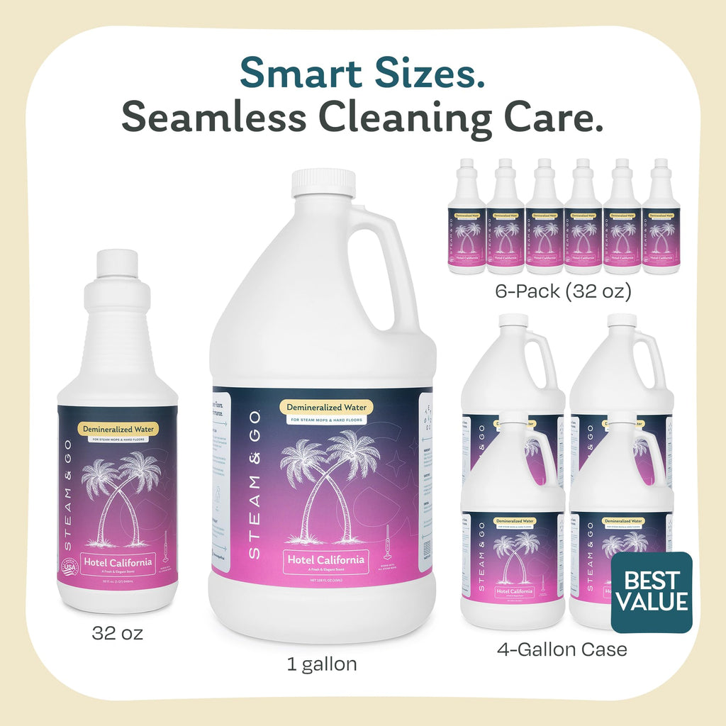 Demineralized Water for Steam Mop, 32 Ounces W537