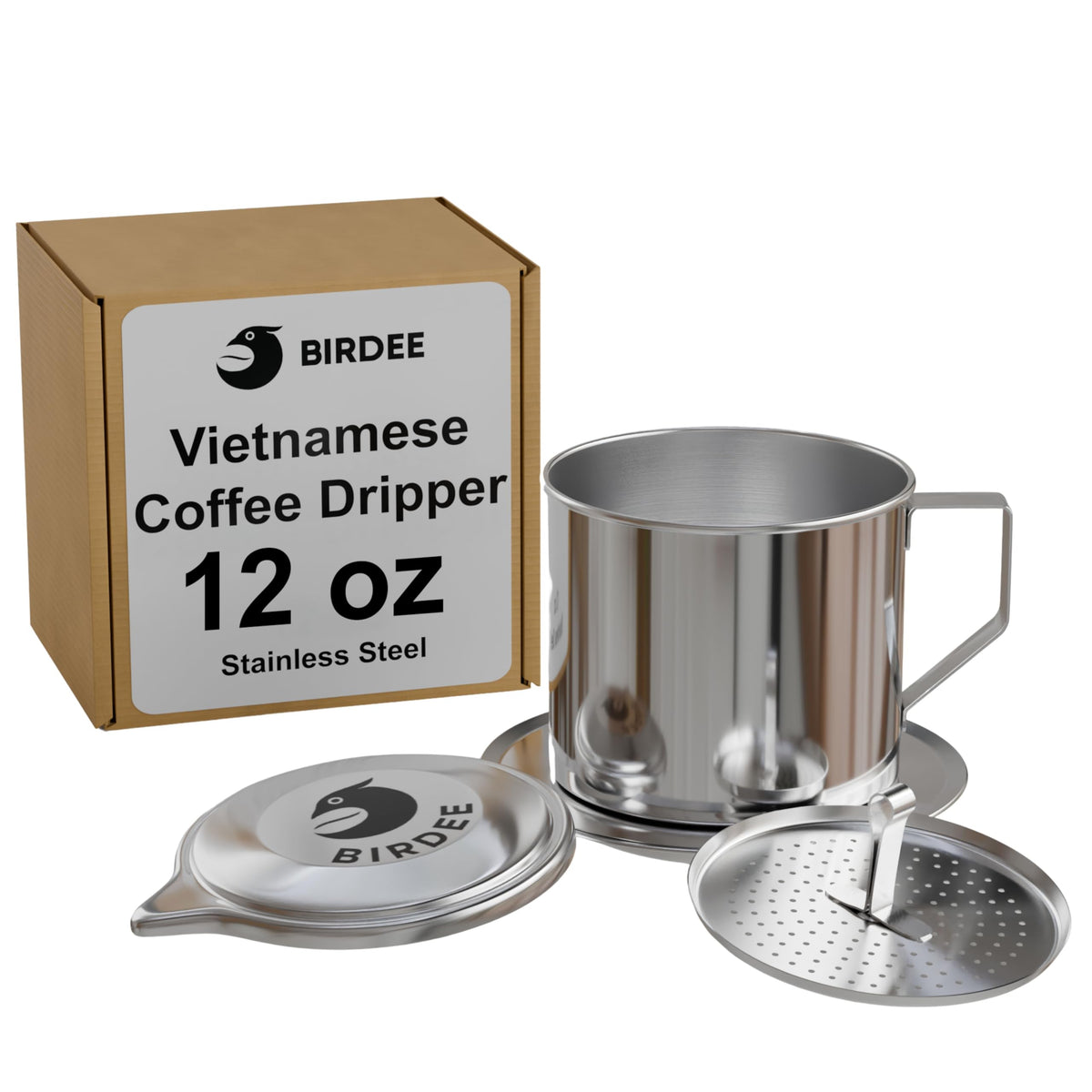 Vietnamese Coffee Dripper 12 oz Stainless Steel Q47611