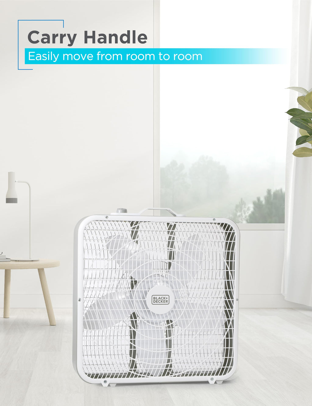 20” Box Fan with 3 Speed Settings V447