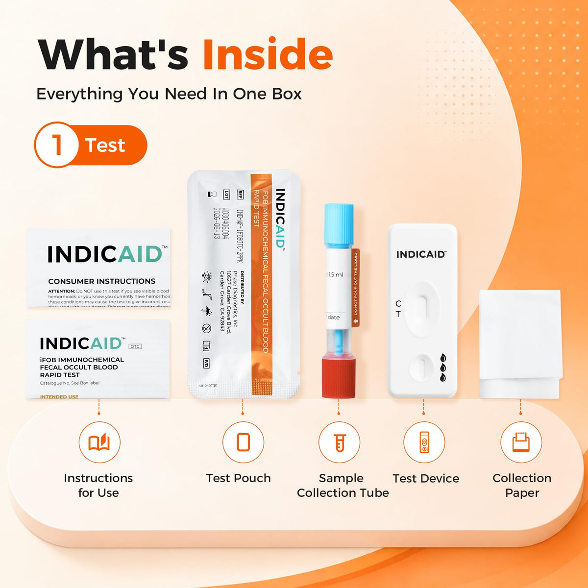 Fecal Occult Blood Screening 1 Pack A721289