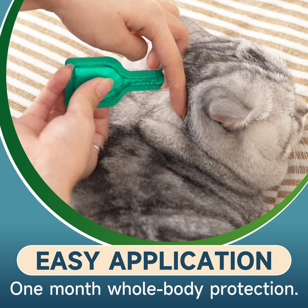 Cat Flea and Tick Treatment, 6 Doses U3557