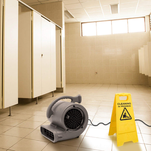 1/2 HP 2950 CFM Stackable Air Mover Floor Blower Fan, Grey I158