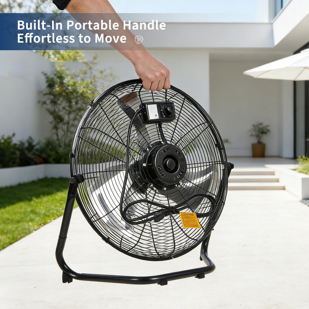 20'' 3000CFM Metal Floor Fan O73323