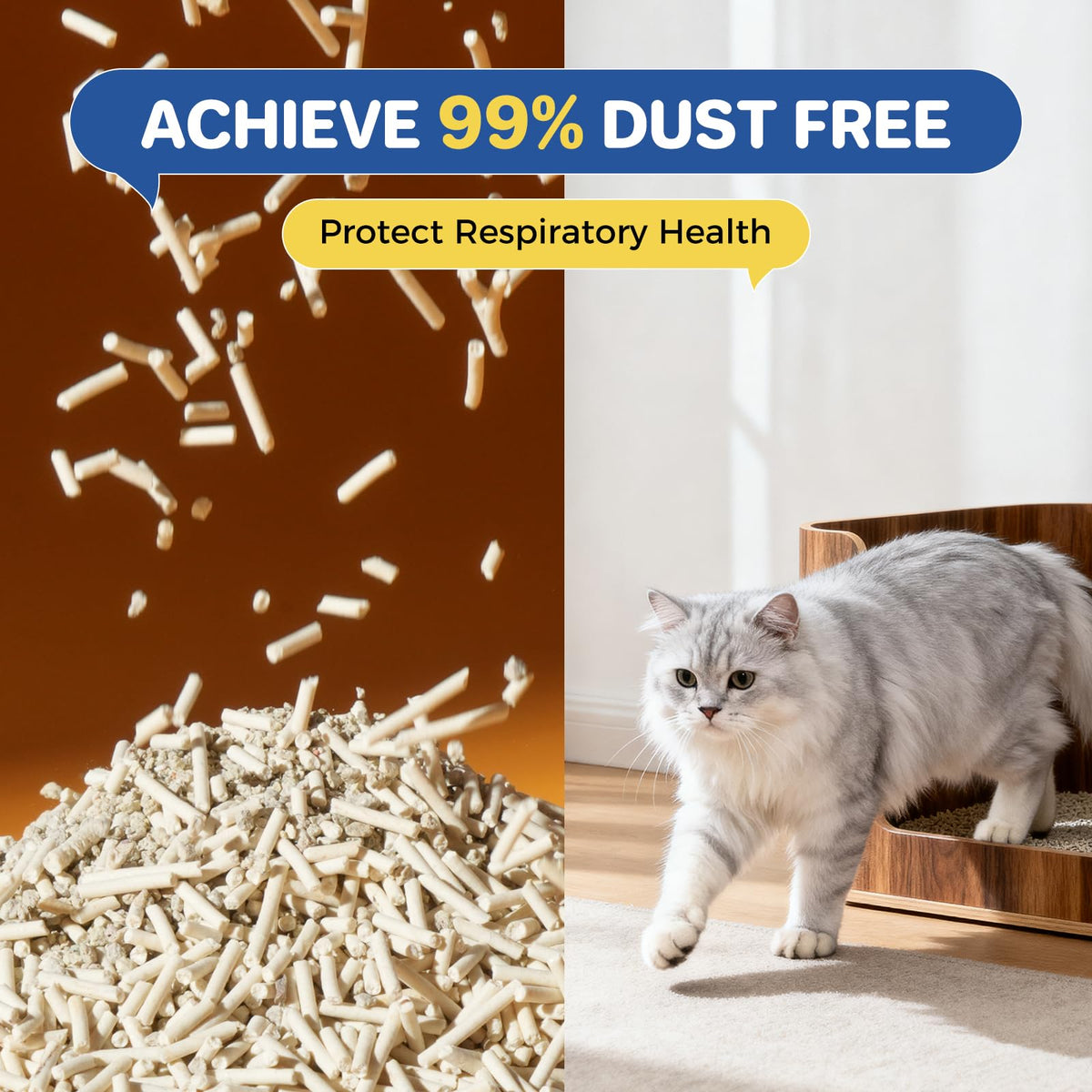 Natural Clumping Cat Litter 36 Pounds M84132