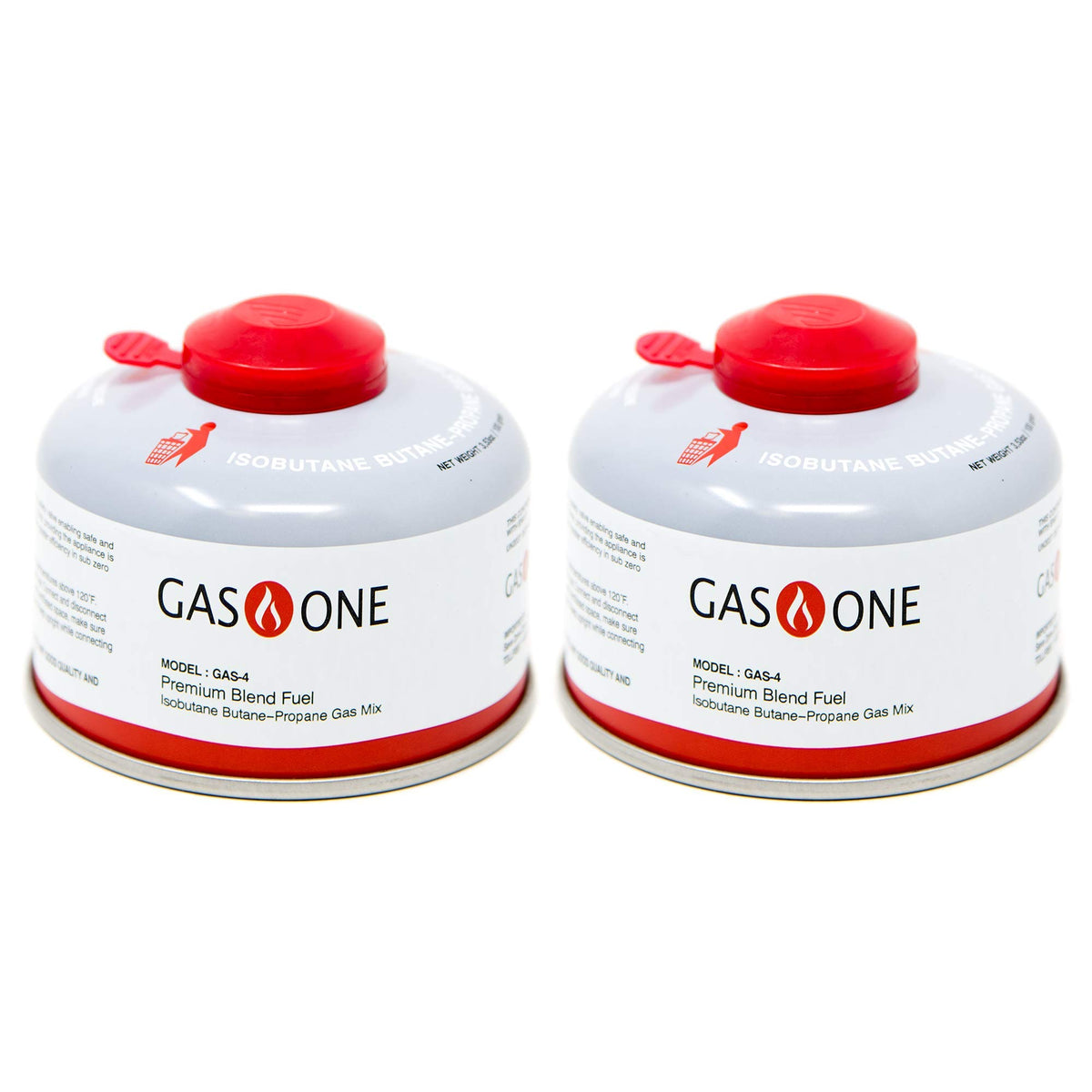 Camping Fuel Isobutane Fuel Canister 100g 2 Pack K63146