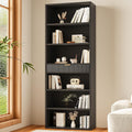 7-Tier Black Bookshelf with Drawer X55969
