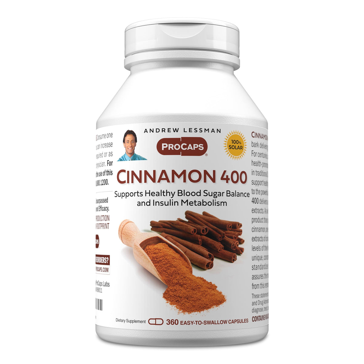 Cinnamon 400 mg 360 Capsules K53292