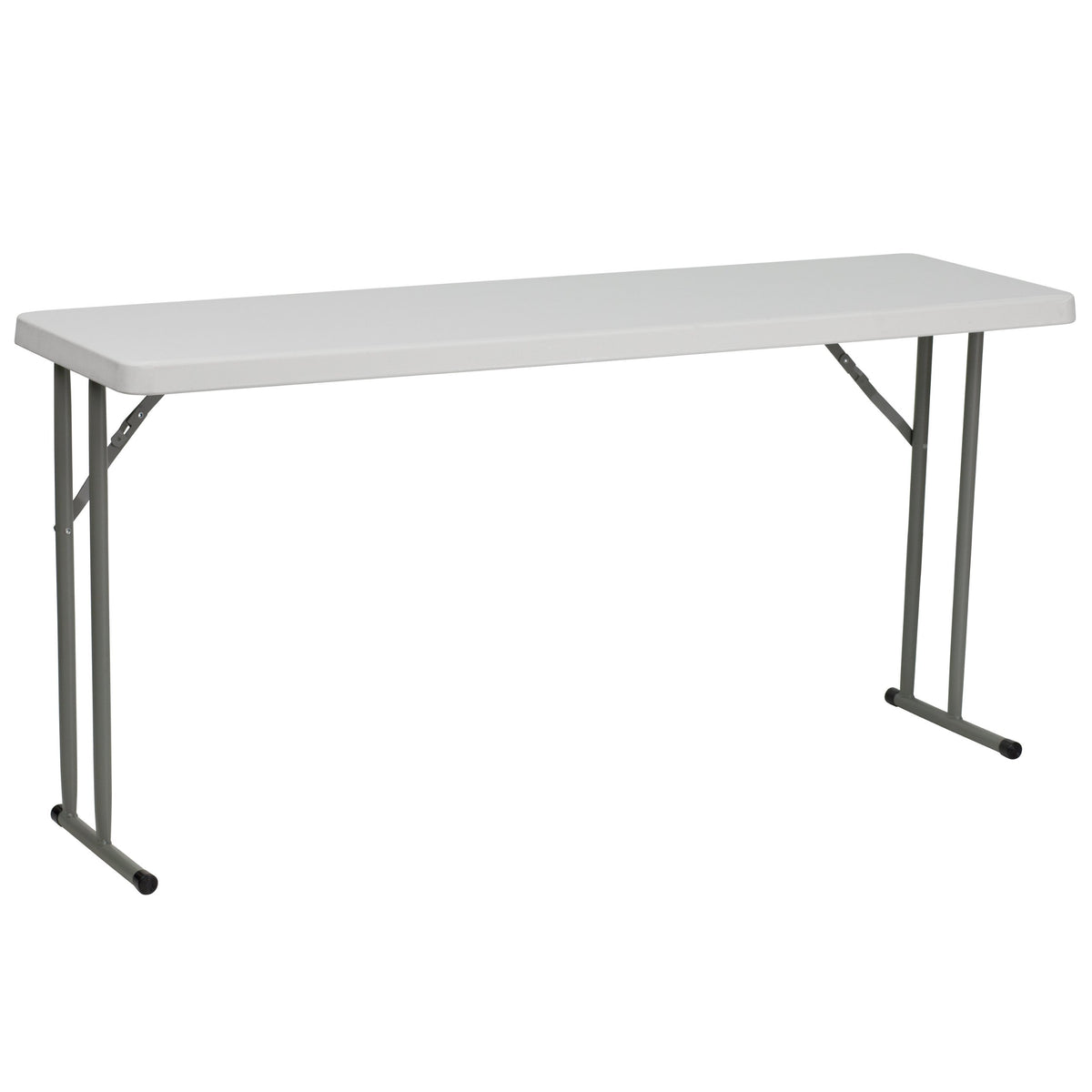 White Rectangular Plastic Folding Table Q988989
