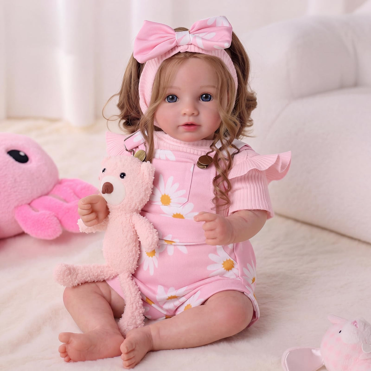 20inch Realistic Reborn Baby Dolls with Poseable Limbs Rooted Hair Z59183