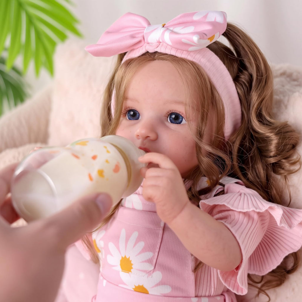 20inch Realistic Reborn Baby Dolls with Poseable Limbs Rooted Hair Z59183