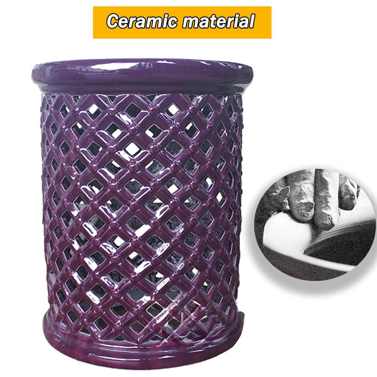 Ceramic Decorative Garden Stool V177314