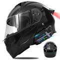 DOT Approved Flip Up Full Face Motorcycle Helmet with Dual Visor A19127