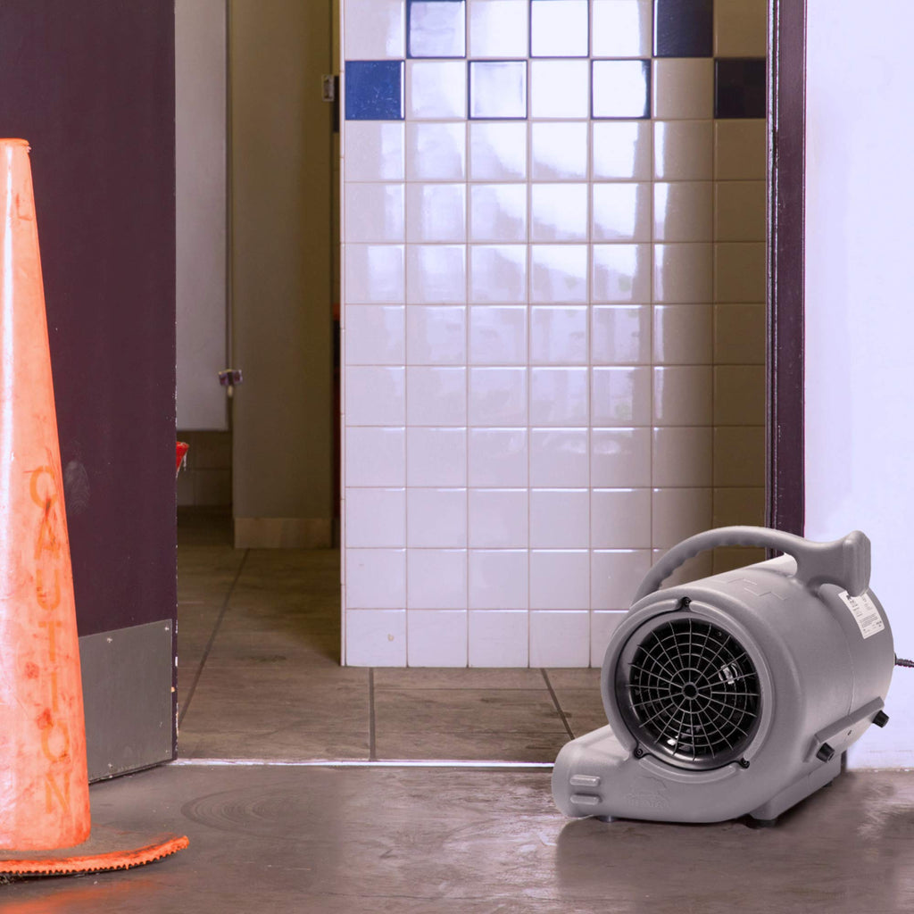 1/2 HP 2950 CFM Stackable Air Mover Floor Blower Fan, Grey I158