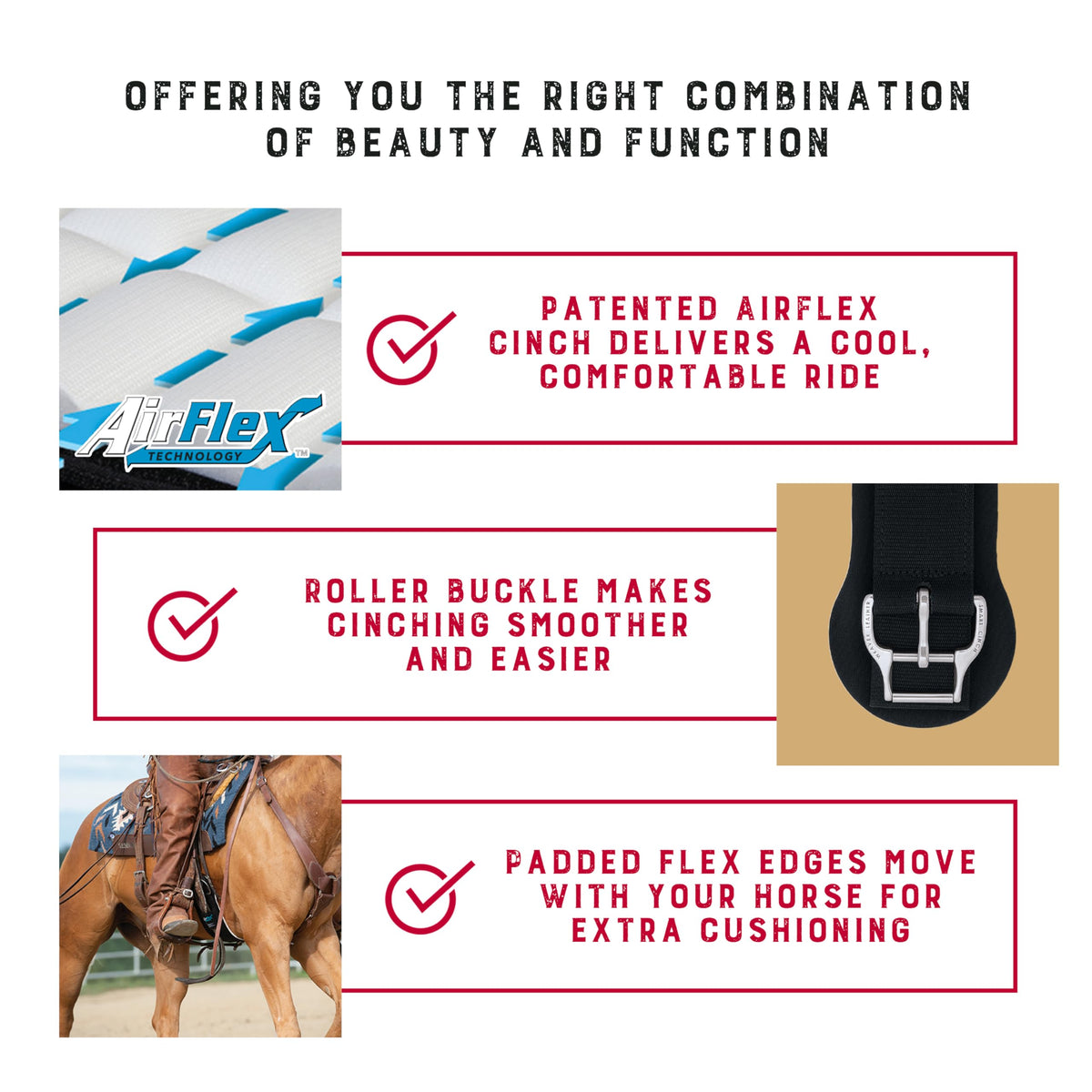30" Anti-Slip Nylon Horse Cinch Z8919