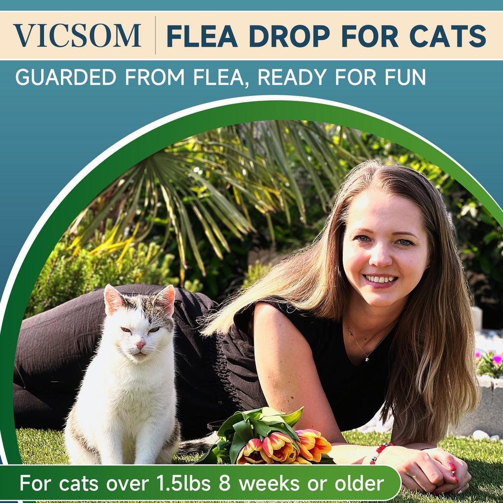 Cat Flea and Tick Treatment, 6 Doses U3557