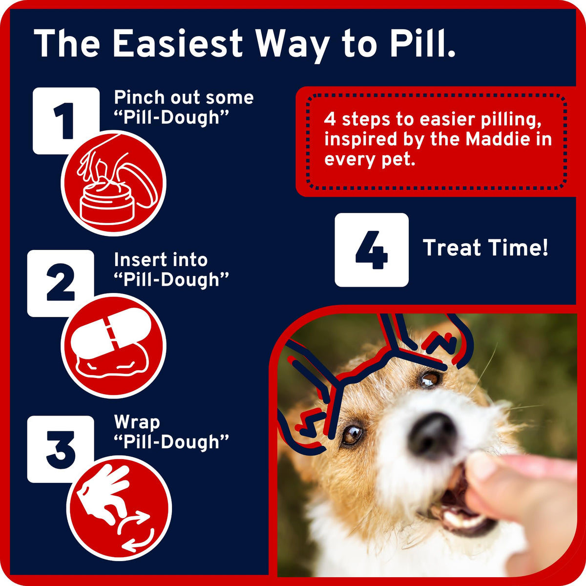 Hypoallergenic Pill Concealing Wrap for Dogs and Cats, 1 Pack F3304