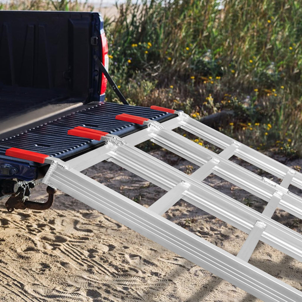 69" L x 50" W Tri-Fold Aluminum ATV Loading Ramp 1500lb Capacity T661397