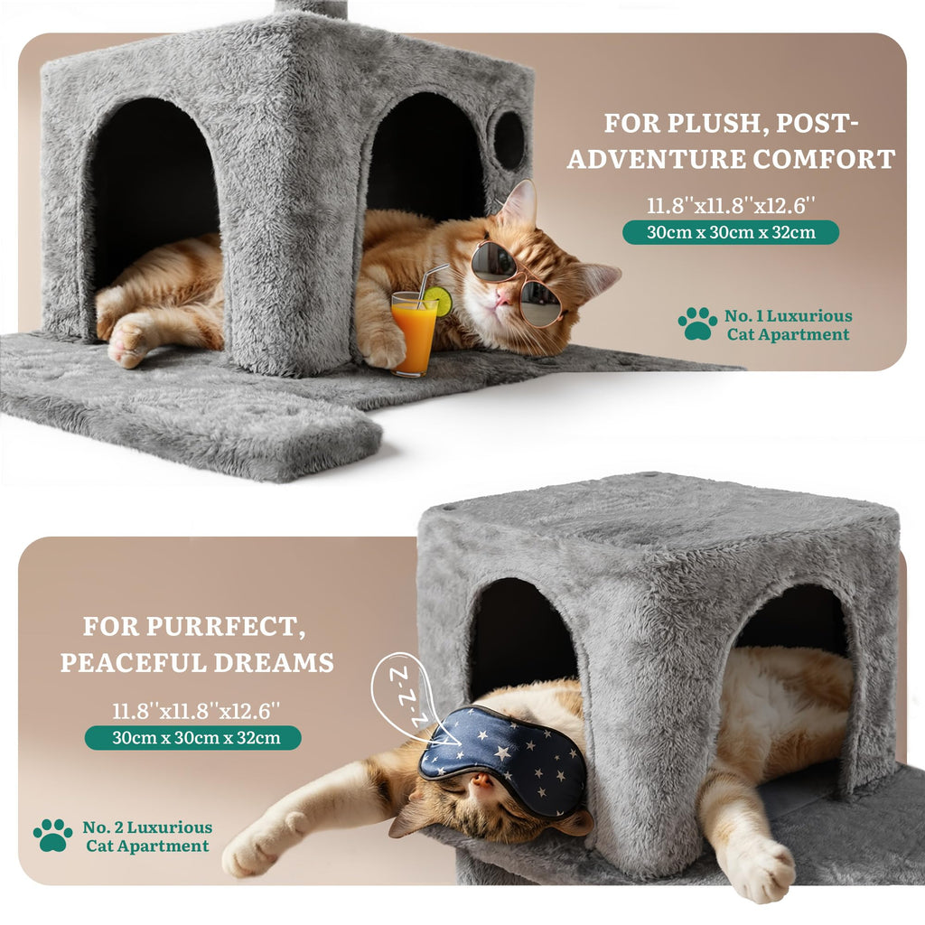 75-Inch Tall Multi-Level Cat Tree F63305
