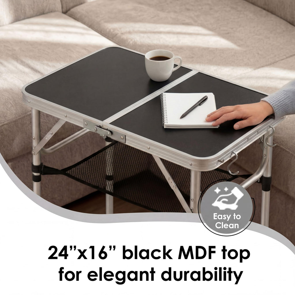 Small Folding Table 2ft with Mesh Holder N35490