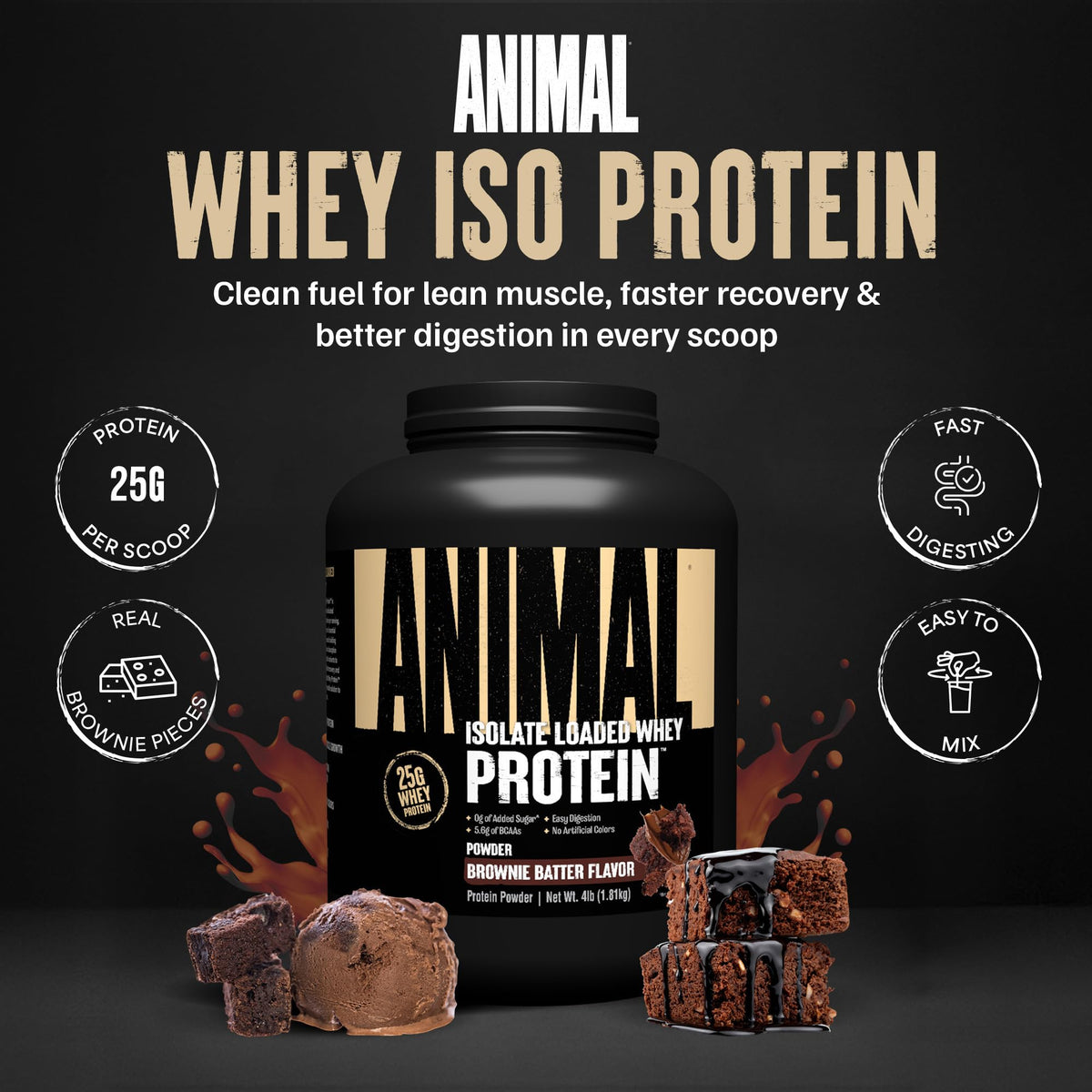 Whey Isolate Protein Powder 4LB U38263