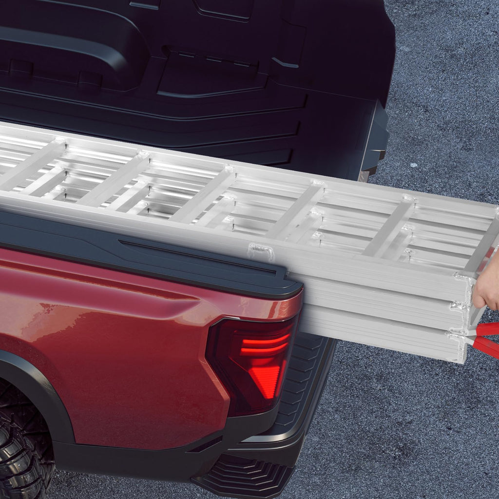 69" L x 50" W Tri-Fold Aluminum ATV Loading Ramp 1500lb Capacity T661397
