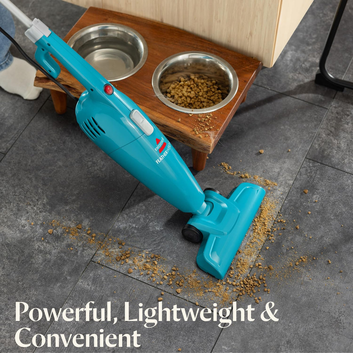 Bagless Stick Vacuum and Electric Broom with Crevice Tool U2131