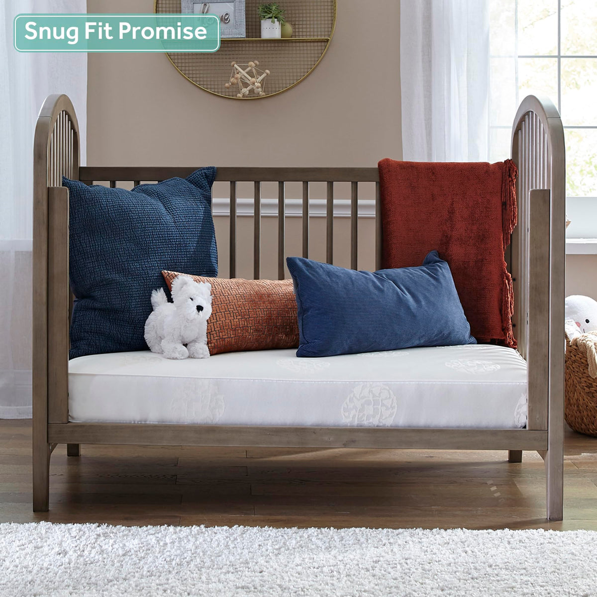 Cotton 2 Stage Waterproof Crib Mattress Y8078
