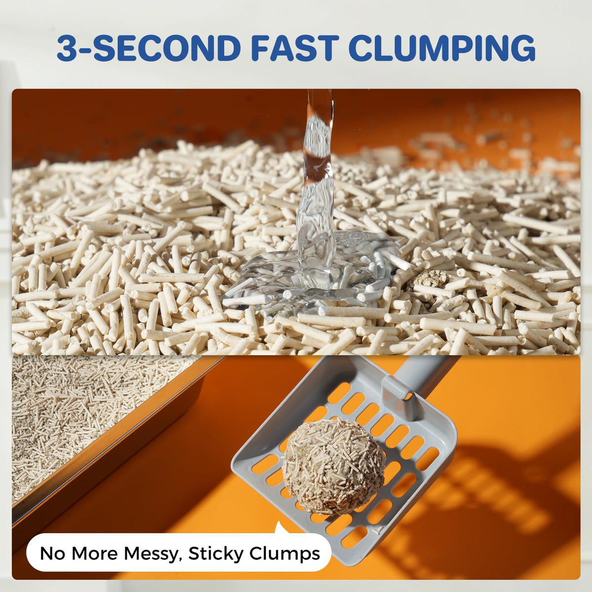 Natural Clumping Cat Litter 36 Pounds M84132