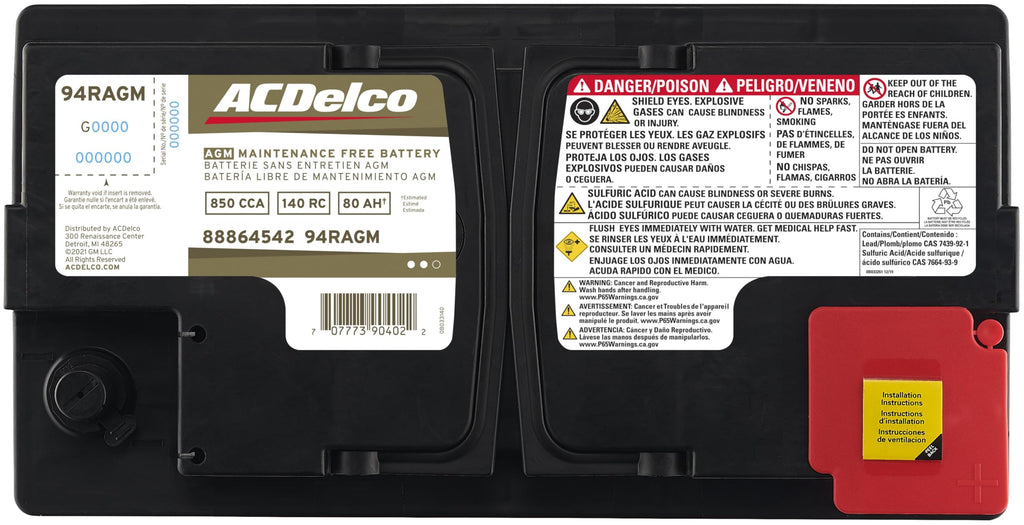 AGM BCI Group 94R Battery X340621