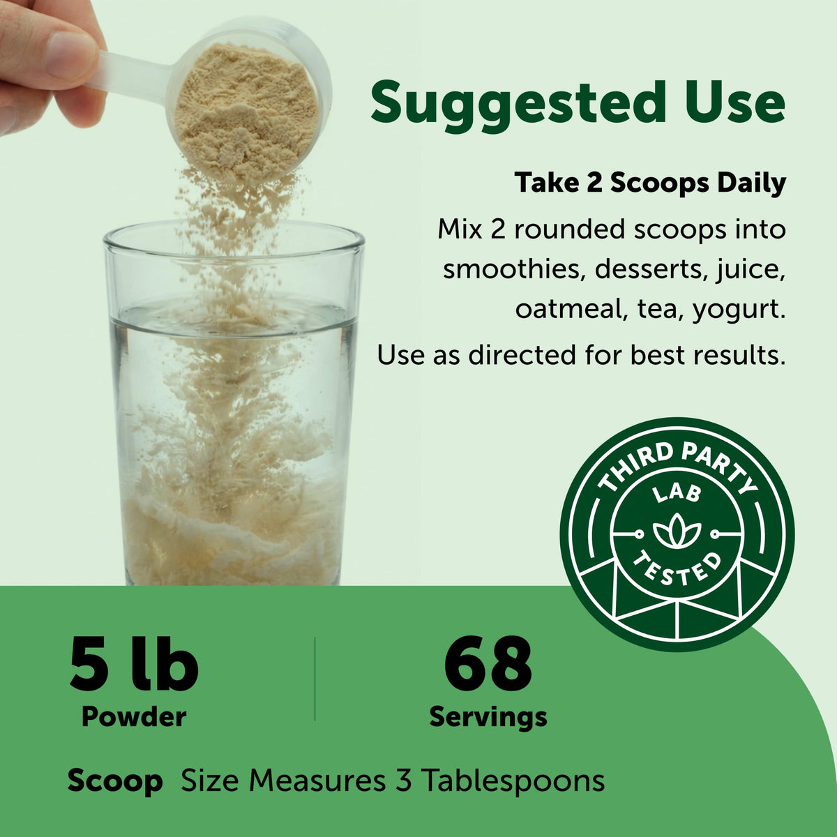 Pea Protein Powder 5lb Vegan D85619