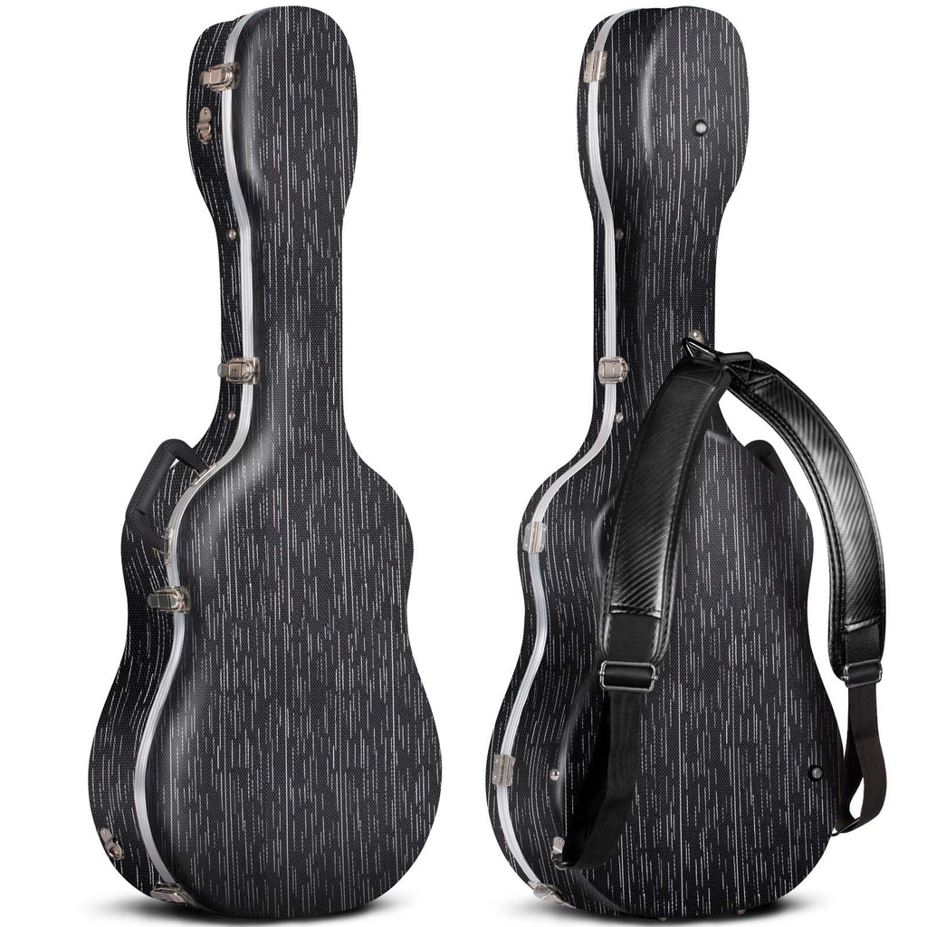 41 Inch ABS Hard Acoustic Guitar Case Black S147