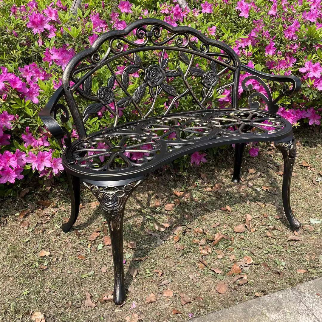 Cast Aluminum Outdoor Bench V568