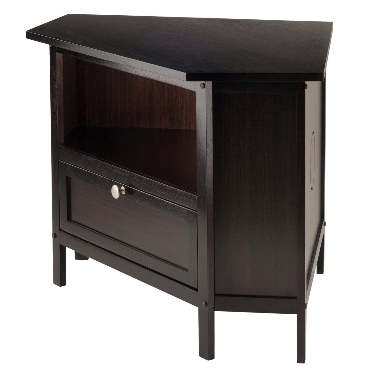 Espresso Corner TV Stand Y254