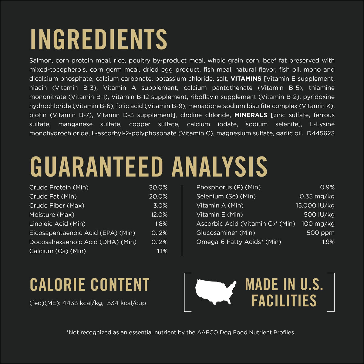 Salmon High Protein Dry Dog Food B6301