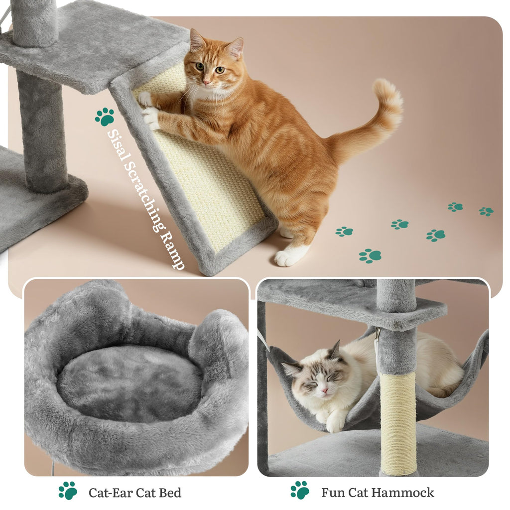 75-Inch Tall Multi-Level Cat Tree F63305